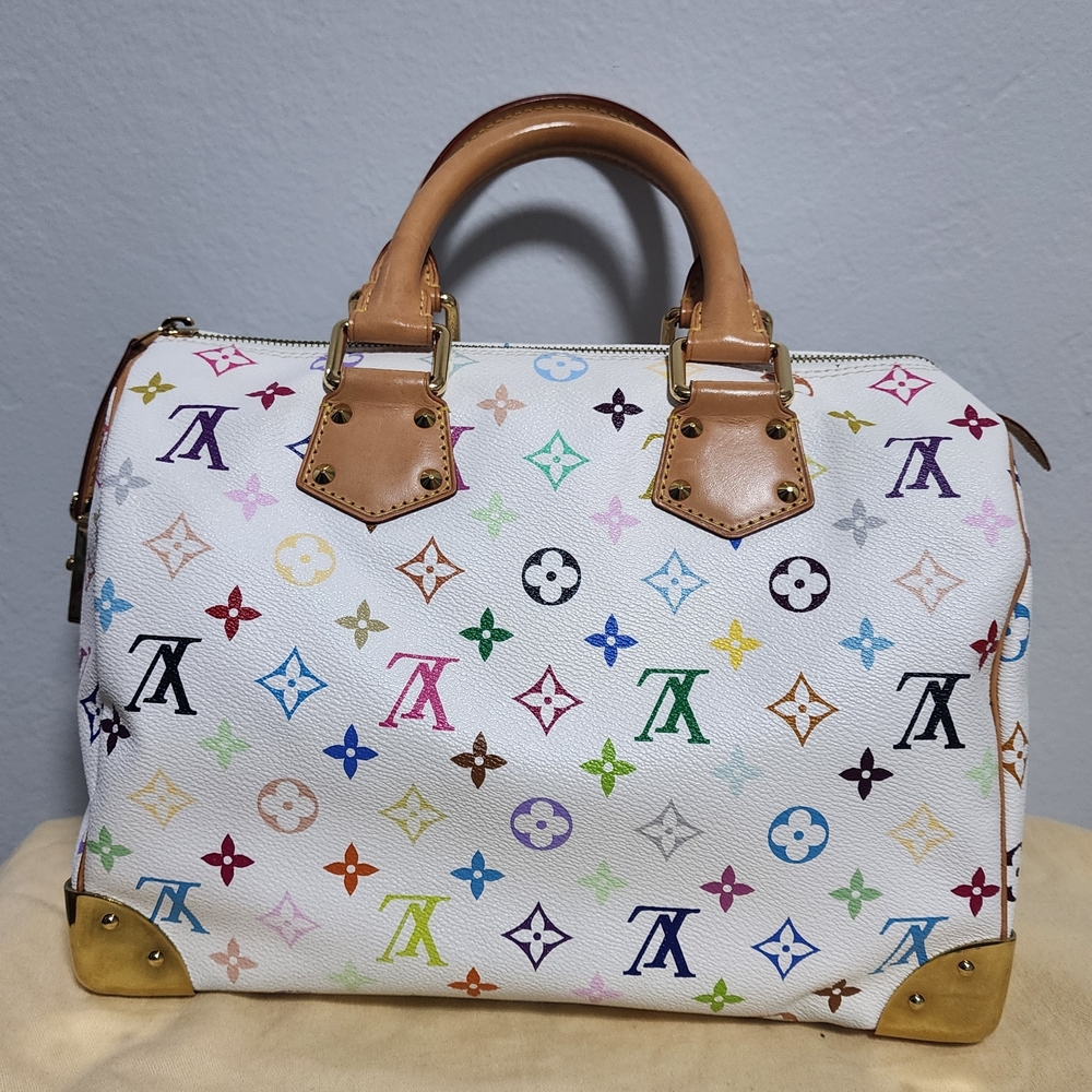 Louis Vuitton Multicolor Speedy 30 – White (Murakami Collection) - Picture 11 of 16